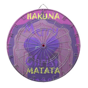 Hakuna Matata Merry KerstLove Design.jpg Dartbord