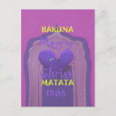 Hakuna Matata Merry KerstLove Design.jpg Feestdagenkaart (Voorkant)