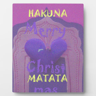 Hakuna Matata Merry KerstLove Design.jpg Fotoplaat