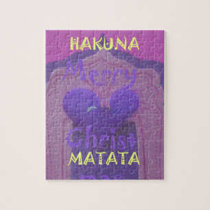 Hakuna Matata Merry KerstLove Design.jpg Legpuzzel