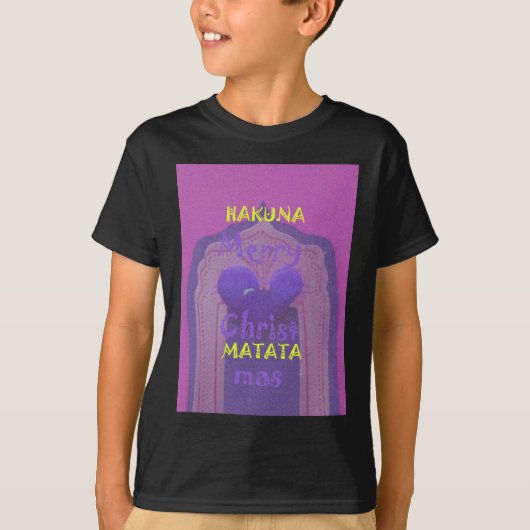 Hakuna Matata Merry KerstLove Design.jpg T-shirt (Voorkant)