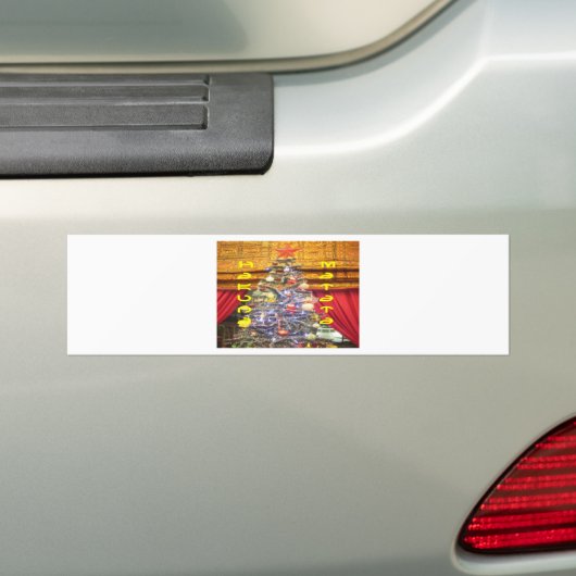 Hakuna Matata Merry Kerstmis en een gelukkig nieuw Bumpersticker (Op auto)