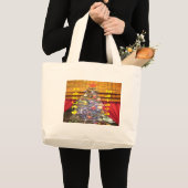 Hakuna Matata Merry Kerstmis en een gelukkig nieuw Grote Tote Bag (Voorkant (product))