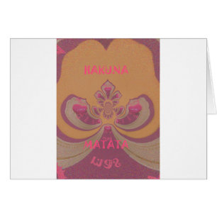 Hakuna Matata Merry-kerstontwerp