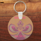 Hakuna Matata Merry-kerstontwerp Sleutelhanger (Voorkant)