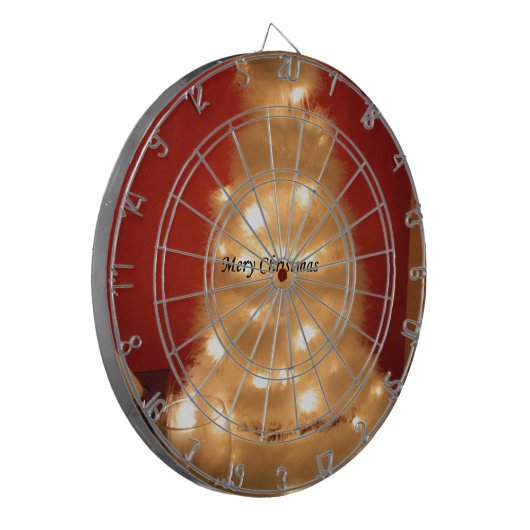 Hakuna Matata Merry Kerstwhite Dartbord (Voorkant Links)