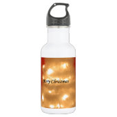 Hakuna Matata Merry Kerstwhite Waterfles (Voorkant)