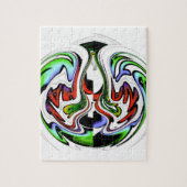 Hakuna Matata met Abstracte werveling en gradiënte Legpuzzel (Verticaal)