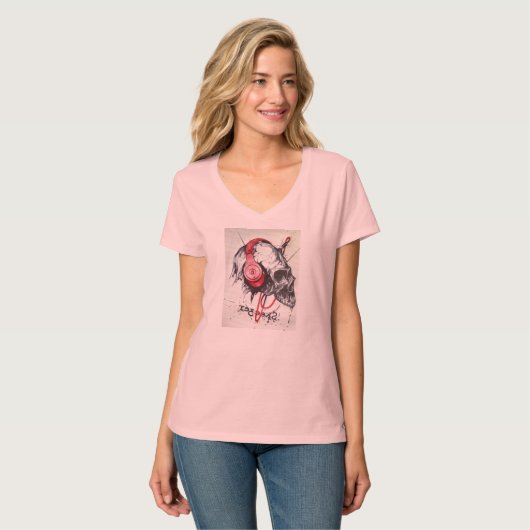 Hakuna Matata No Hustle Custom Vrouwen Hanes Shirt (Voorkant volledig)