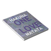 HAKUNA MATATA NOTITIEBLOK (Schuin)