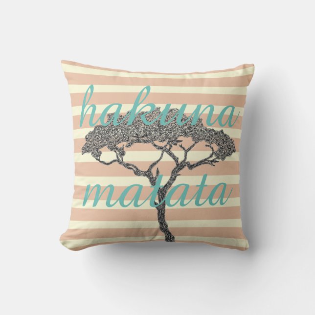 Hakuna matata! Ontdek thuis vakantiehuisdecoratie  Kussen (Voorkant)