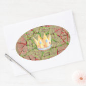 Hakuna matata ovale sticker (Envelop)