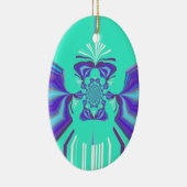 Hakuna Matata Paarse blend Keramisch Ornament (Rechts)