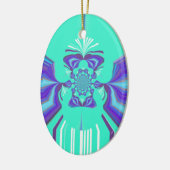 Hakuna Matata Paarse blend Keramisch Ornament (Links)