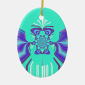 Hakuna Matata Paarse blend Keramisch Ornament (Voorkant)