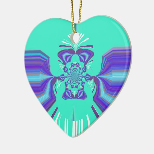 Hakuna Matata Paarse blend Keramisch Ornament (Links)