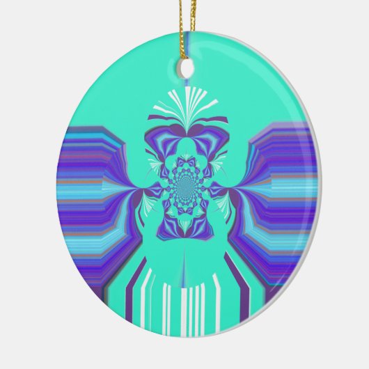 Hakuna Matata Paarse blend Keramisch Ornament (Links)