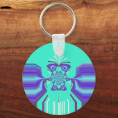 Hakuna Matata Paarse blend Sleutelhanger (Voorkant)