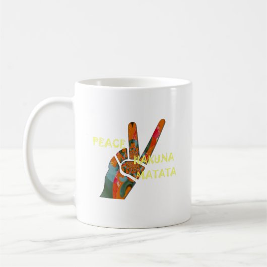 Hakuna Matata Peace Koffiemok (Links)