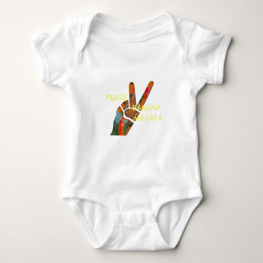 Hakuna Matata Peace Romper (Voorkant)