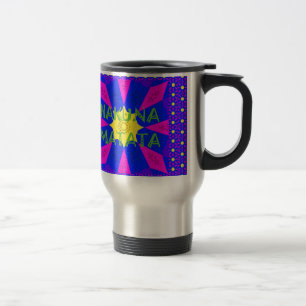 Hakuna Matata prachtige verbluffende designkleuren Reisbeker