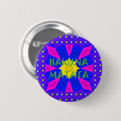Hakuna Matata prachtige verbluffende designkleuren Ronde Button 5,7 Cm (Voorkant /achterkant)