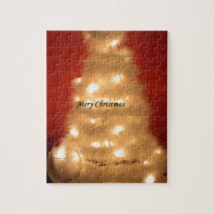 Hakuna Matata Prettig Kerstmis wit Legpuzzel