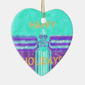 Hakuna Matata Prettige feestdagen Keramisch Ornament (Rechts)