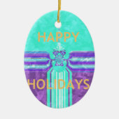 Hakuna Matata Prettige feestdagen Keramisch Ornament (Voorkant)