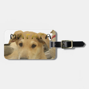 "Hakuna Matata Pup" - Zorgenvrije Puppy Liefde Bagagelabel
