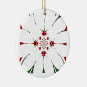 HAKUNA MATATA RED GREEN KERAMISCH ORNAMENT (Rechts)