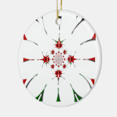 HAKUNA MATATA RED GREEN KERAMISCH ORNAMENT (Links)