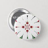 HAKUNA MATATA RED GREEN RONDE BUTTON 5,7 CM (Voorkant /achterkant)