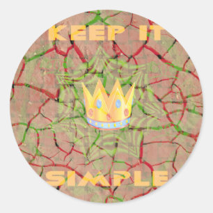 Hakuna matata ronde sticker