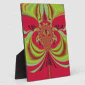 Hakuna Matata rood geel ontwerp Fotoplaat (Zijkant)