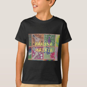 Hakuna Matata schattig kunstwerk.png T-shirt