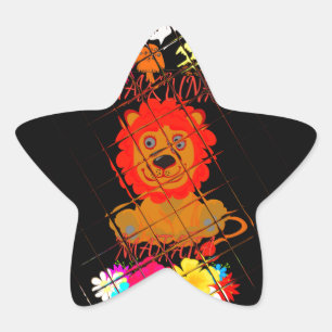 Hakuna Matata schattige baby Ster Sticker