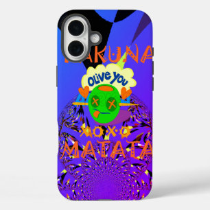 Hakuna Matata schattige leuke en grappige liefde iPhone 16 Plus Hoesje