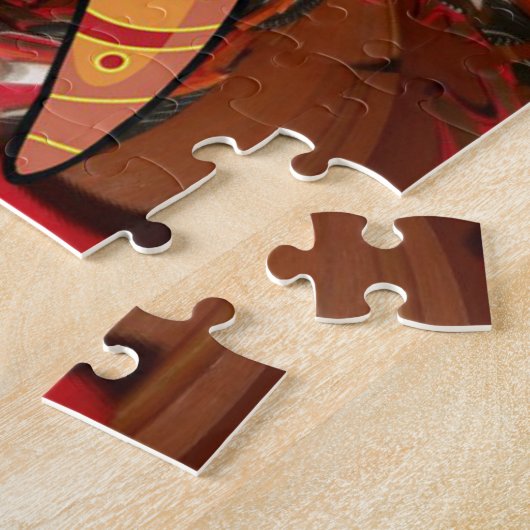 Hakuna Matata Starfish Design Legpuzzel (Zijkant)