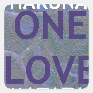 HAKUNA MATATA VIERKANTE STICKER