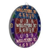 Hakuna Matata Welkom in Kenya.png Dartbord (Voorkant Links)
