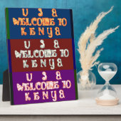 Hakuna Matata Welkom in Kenya.png Fotoplaat (Zijkant)