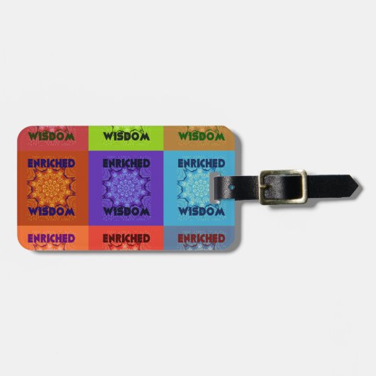 Hakuna Matata Wisdom Enriched Bagagelabel (Voorkant horizontaal)