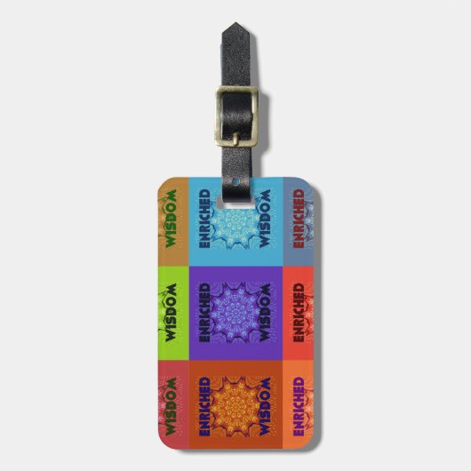 Hakuna Matata Wisdom Enriched Bagagelabel (Voorkant verticaal)