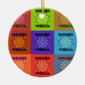 Hakuna Matata Wisdom Enriched Keramisch Ornament (Voorkant)