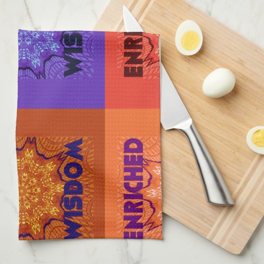 Hakuna Matata Wisdom Enriched Theedoek (Quarter Fold)