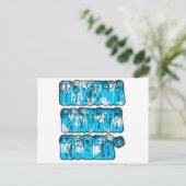 Hakuna Matata Zuid-Korea Art Print/Graphic Briefkaart (Staand voorkant)