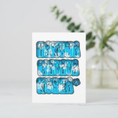 Hakuna Matata Zuid-Korea Art Print/Graphic Briefkaart (Staand voorkant)