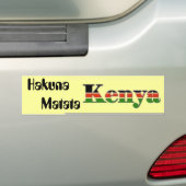         HakunaMatata Bumpersticker (Op auto)