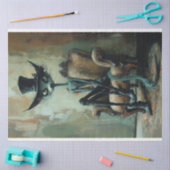 Hal de Halloween Kat Tissuepapier (Craft)